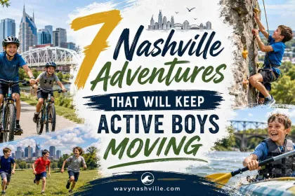 Nashville Adventures That Will Keep Active Boys Moving