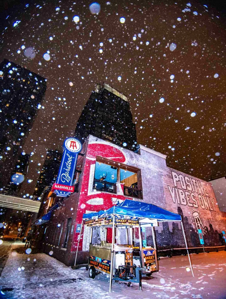 Nashville looks wonderful during snow