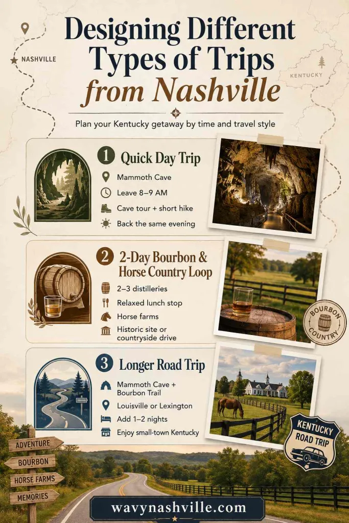 Designing Different Types of Trips from Nashville