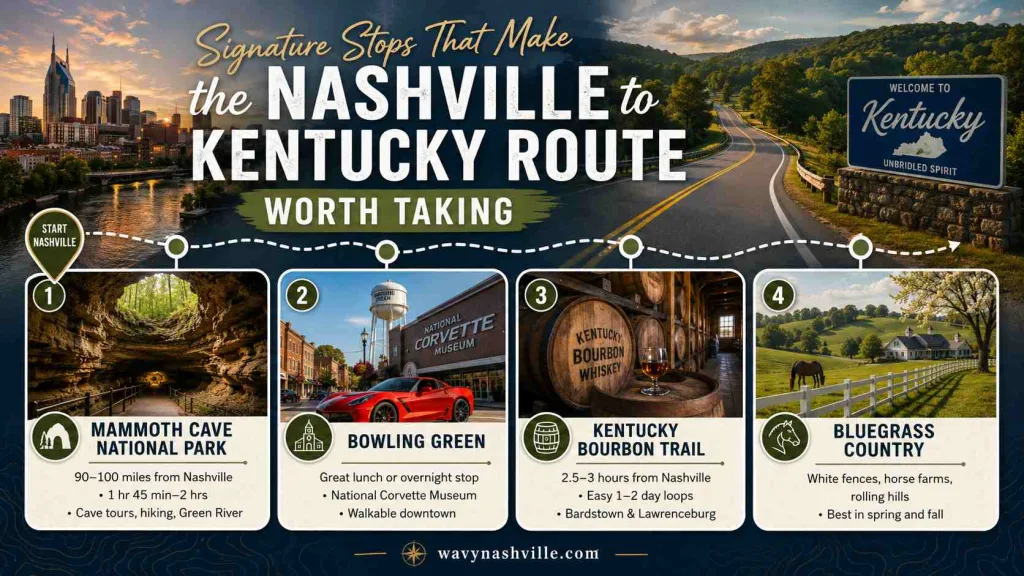 Signature Stops That Make the Nashville to Kentucky Route Worth Taking