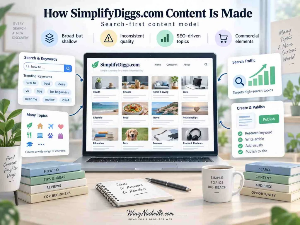 SimplifyDiggs.com Review: What It Is, Who It's For, and Whether You Can Trust It How SimplifyDiggs com Content Is Made